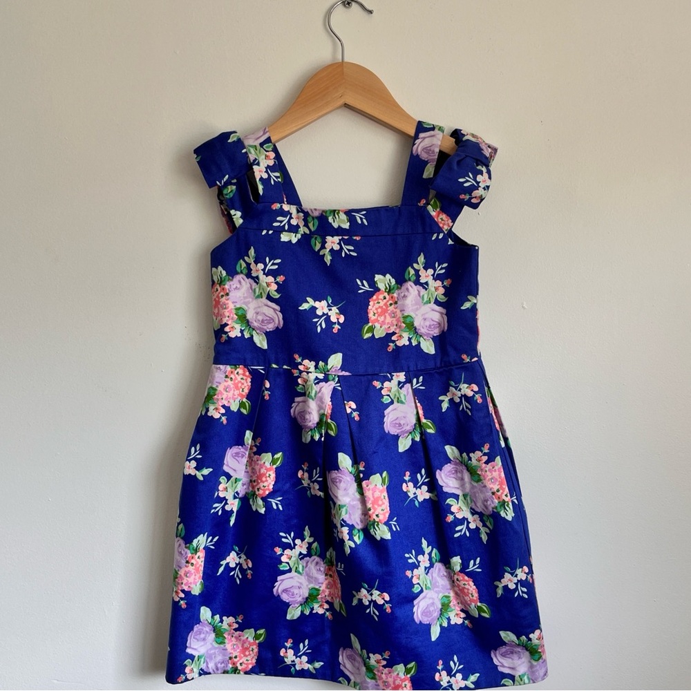 Janie and Jack Blue Floral Dress